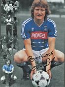 Football Eric Gates signed 16x12 colour photo pictured while at Ipswich Town. Good condition. All