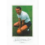 Football, Jimmy Greaves signed 16x12 colour photograph pictured during his time playing for