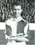 Football Bryan Douglas 10x8 signed black and white photo pictured in Blackburn kit. Good