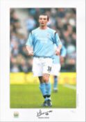 Football Stephen Ireland signed 16x12 Manchester City photo limited edition no 10/75. Good