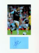 Football Stewart Downing 16x12 overall West Ham United mounted signature piece includes signed album