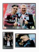 Football Dean Smith 16x12 overall Aston Villa mounted signature piece includes signed colour photo