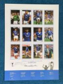 Howard Kendall and Kevin Ratcliffe 22x16 Everton European Cup Winners Cup Kings 1985 Big Blue Tube