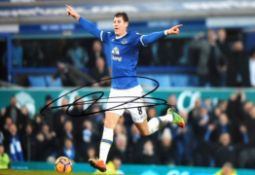 Ross Barkley Everton Signed 10 x 8 inch football photo. Good condition. All autographs come with a