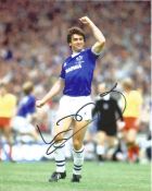 Football Kevin Ratcliffe 10x8 signed colour photo pictured while he was captain of Everton F.C. Good