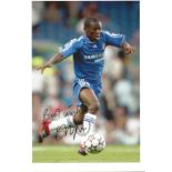 Football Shaun Wright Phillips signed 12X8 Chelsea colour photo. Shaun Cameron Wright Phillips (born