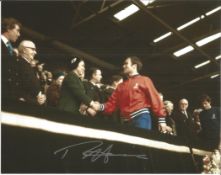 Football Ron Harris 10x8 signed colour photo pictured while with Chelsea. Good condition. All