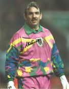 Football Neville Southall 10x8 Signed Colour Photo Pictured While Playing For Wales. Good condition.