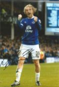 Tom Davies Everton Signed 12x 8 inch football photo. Good condition. All autographs come with a