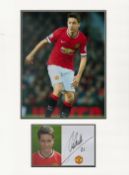Football Ander Herrera 16x12 overall Manchester United mounted signature piece includes signed