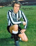 Football Bobby Moncur signed 10x8 Newcastle United colour photo. Robert Moncur (born 19 January