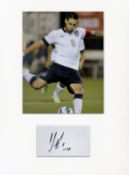 Football Clint Dempsey 16x12 overall U.S.A mounted signature piece includes signed album page and