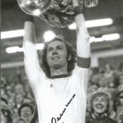 Franz Beckenbauer signed 12x8 B/W photo. Good condition. All autographs come with a Certificate of