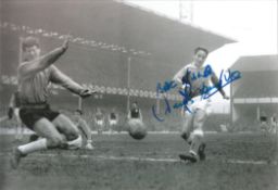 Derek Temple Everton Signed 12 x 8 inch football photo. Good condition. All autographs come with a