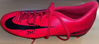 Football. Jorginho signed Nike Mercurial Football Boot size 8. Good condition. All autographs come