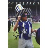 John Bailey Everton 12x8 signed colour photo. Good condition. All autographs come with a Certificate