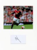 Football Memphis Depay 16x12 overall Manchester United mounted signature piece includes signed album