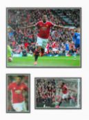 Football Anthony Martial 16x12 overall Manchester United mounted signature piece includes one signed