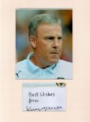 Football Kenny Jackett 16x12 overall Wolverhampton Wanderers mounted signature piece includes signed