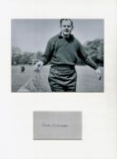 Football Walter Winterbottom 16x12 overall England mounted signature piece includes signed album
