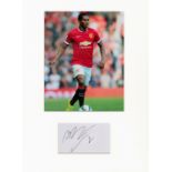 Football Antonio Valencia 16x12 overall Manchester United mounted signature piece includes signed