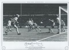 Trevor Brooking 16x12 handsigned, Black and white photo, Autographed Editions, Limited Edition.