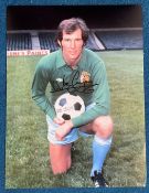 Football Joe Corrigan signed Manchester City 16x12 colour photo. Good condition. All autographs come