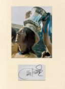 Football Charlie George 16x12 overall Arsenal mounted signature piece includes a signed album page