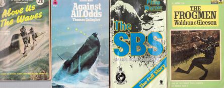 WW2. Collection of 4 Submarine and Boat Paperback books. Titles include Above Us The Waves by CET