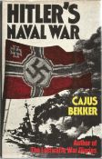 Hitler's Naval War 1st English Edition Hardback Book By Cajus Bekker 1974 BB96. Good condition.