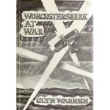 Glyn Warren. Worcestershire At War. A WW2 paperback first edition book in good condition. Signed