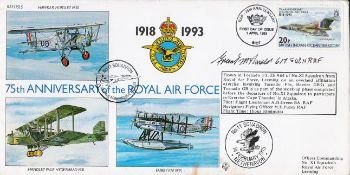 WW2. Dambusters 617 Squadron Sgt G S McDonald Signed FDC. Celebrating 75th Anniversary of the