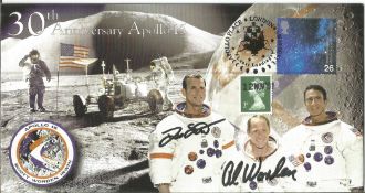 Space Moonwalker Dave Scott and Al Worden NASA Astronaut signed 2001 Apollo 15 Limited Edition