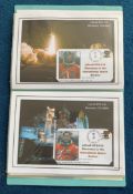 49 Space Exploration FDC with Stamps and FDI Postmarks, housed in a Binder with Stunning NASA