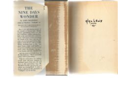 John Masefield. The Nine Days Wonder. May 26th, 1940, June 3rd, 1940. a ww2 hardback first edition