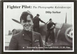 WW2. Dilip Sarkar Multisigned hardback book titled 'Fighter Pilot' First Edition. Signed on a