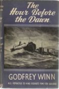 Godfrey Winn. The Hour Before The Dawn. A WW2 Hardback book, showing signs of age. Signed and