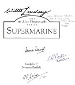 WW2. Norman Barfielf, SUPERMARINE Paperback Multi Signed book. First Edition. Good condition. All