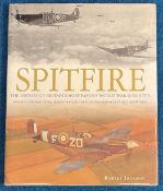 WW2. Robert Jackson Hardback book Titled 'Spitfire' Multi Signed, 1st Ed. Signed on Title Page by