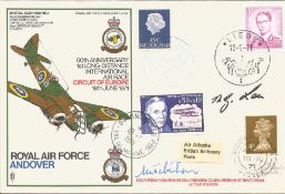 Sqn Ldr N. G. Lea RAF signed RAF Andover 60th Anniversary 1st Long Distance International Air Race