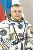 Fyodor Yurchikhin Russian Soyuz Cosmonaut signed 6 x 4 colour photo. Yurchikhin was an engineer