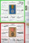 WW2. RAF Collection of 5 DM Medals Covers with some Fantastic Signatures. Appointment to the