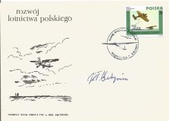 WW2. Wlodzimierz Gedymin Signed Polish flown Cover, with stamps and Postmarks. Polska 31ZL Stamp and
