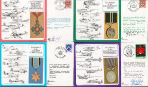 WW2 Collection Of 5 DM Medals Signed FDCs With Postmark Stamps. 1x Appointment to the Most Excellent