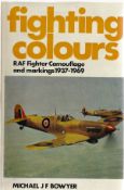 Michael J F Bowyer. Fighting Colours. A WW2 First Edition hardback book in good condition. Signed by