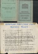 Collection of War Effects including American Hostess Rules sheet. Secret Iceland Leave, Return of