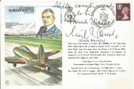 1st Jet pilot Erich Warsitz signed Frank Whittle RAF cover. 38 of 50. Postmarked 28th March 78
