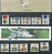 Collection of 2 Military Presentation pack of Stamps, Unopened, Unused. The Royal Air Force Royal