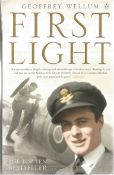 WW2. Flt Cmdr Geoffrey Wellum Handsigned Book Titled 'First Light'. Signed on title page, with