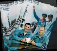 Dealers/Traders Pack of 13 NASA Richard Gordon colour Montage photos, Unsigned, Ready for